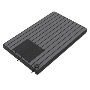 Steinbach Bodenpanel für Gartendusche, 20 l Tank, Anthrazit matt, kompatibel mit Outdoor Duschen.