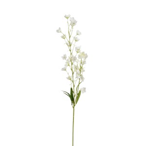 Detailreiche, creme-farbene Maiblume (95 cm) von Mica Decorations. Ideal für Blumendeko.