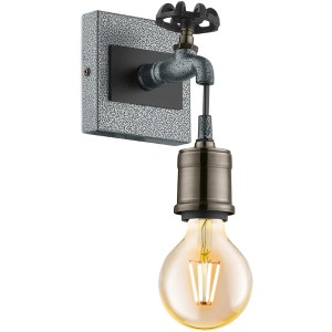 Eglo Wandleuchte Goldcliff Silber-Schwarz