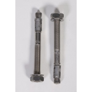 Schwerlastdübel Edelstahl V4A - Montagezubehör 2er Set für Geländer-Bodenmontage