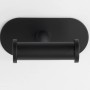 Wenko Turbo-Loc Wandhaken Duo Orea Black, Edelstahl, zur Handtuchaufbewahrung im Bad.