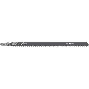 Bosch Stichsägeblatt T 744 D, 3er-Pack für schnelle Holzschnitte.