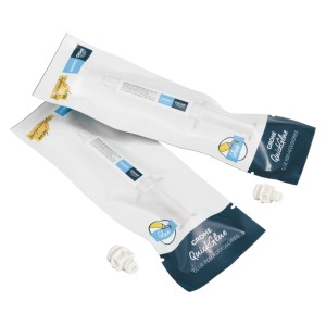 Grohe QuickFix QuickGlue Kleber-Set für Badaccessoires, zwei Tuben und Adapter.