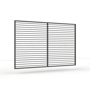 Siena Garden Sichtblende für Schattenmanufaktur, 300x210cm, anthrazitfarbenes Aluminium.