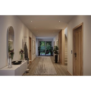 Paulmann LED-Einbauleuchte Nova GU10-Flat Starr Eisen Gebürstet