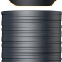 Garantia Regentonne Nordic 2in1, 300 l, Graphitgrau, mit Pflanzschale und Zulaufdichtung.