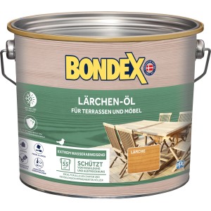 Bondex Lärchen-Öl 2,5l Dose für Holzschutz & Pflege im Außenbereich.