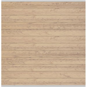 Sichtschutzzaun Zaunfeld-Set System WPC Classic Sand/Silber 178 cm x 183 cm