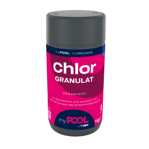 myPOOL Chlorgranulat für Pools Weiß 1 kg