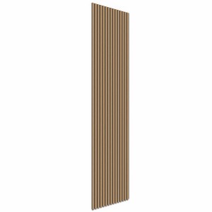 Akustikpaneel Eiche MDF Schwarz Filz Schwarz 60 cm x 270 cm FSC®