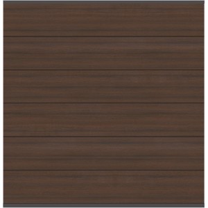 Sichtschutzzaun System WPC Platinum XL Zaunfeld-Set Braun 178 cm x 183 cm