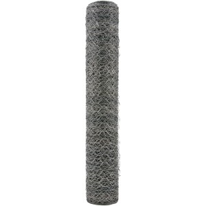 H+S Sechseckgeflecht, verzinkt, 13x13mm, 0,5x10m, Drahtgeflecht Rolle.