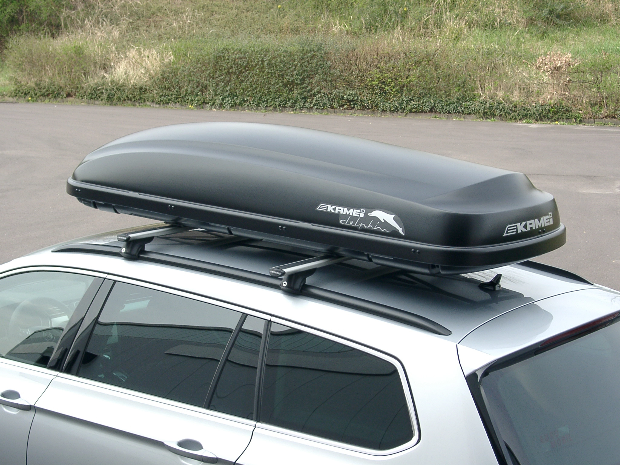 Kamei Auto-Dachbox Delphin 470 l Schwarz matt kaufen bei OBI
