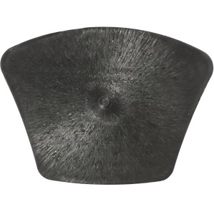 Schwarze Premac Varioflo Pflanzsteinsohle aus Kunststoff für Pflanzsteine.