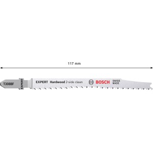 Bosch Expert T308BF Stichsägeblatt für Laminat, 117mm lang.