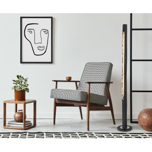 Globo LED-Stehlampe Felicitas 1-flammig Schwarz matt 230 x 1510 mm