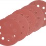 5-tlg. Schleifauflagen-Set (Ø 115 mm) für Exzenterschleifer, verschiedene Körnungen für Holz & Metall.