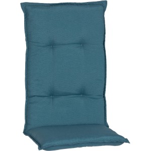 Marineblaue Beo Sitzauflage Thionville für Hochlehner Gartenstühle.