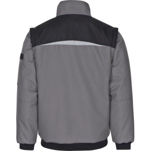 Safety&More Funktionsblouson Extreme, grau-schwarz, Größe M, Arbeitsjacke mit Reflexstreifen.