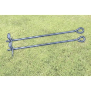 6 Weka Befestigungsanker für Spieltürme aus Stahl, Zubehör für Gartenspielgeräte.