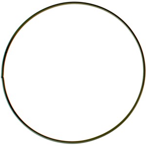 Glorex Metallring Schwarz 15 cm