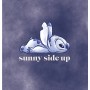 Komar Wandbild Stitch Sunny Side Up, 50x70cm, blaue Wanddekoration mit Comicfigur.