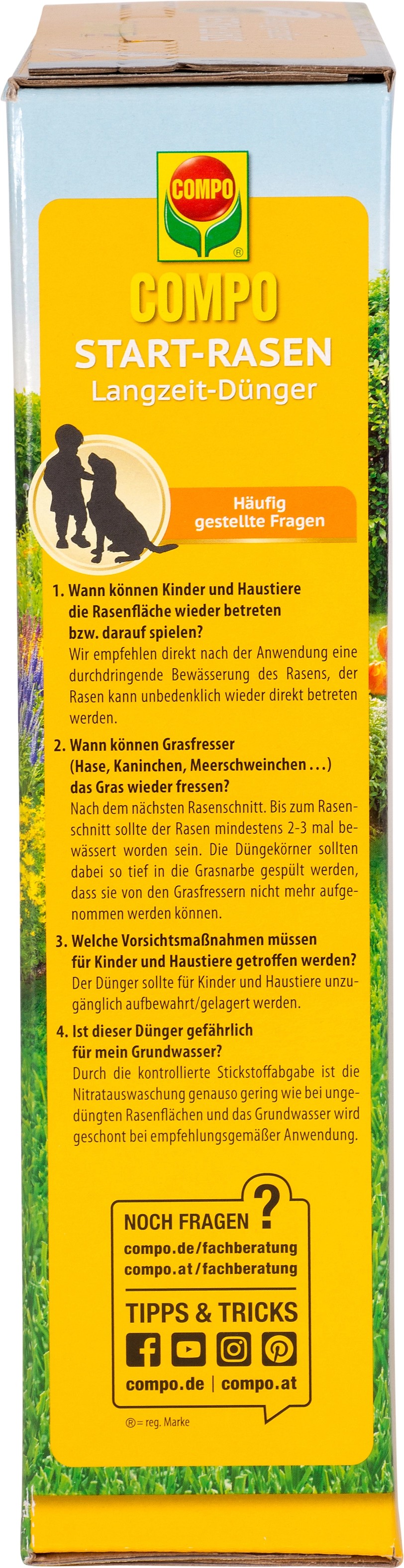 Compo StartRasen LangzeitDünger 1,5 kg kaufen bei OBI