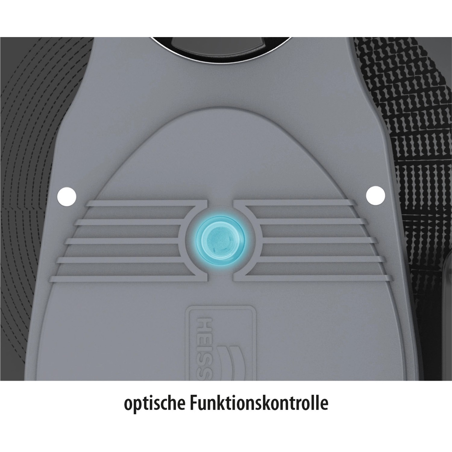Detailaufnahme des Heissner Druckfilter-Sets FPU 10000 mit optischer Funktionskontrolle.