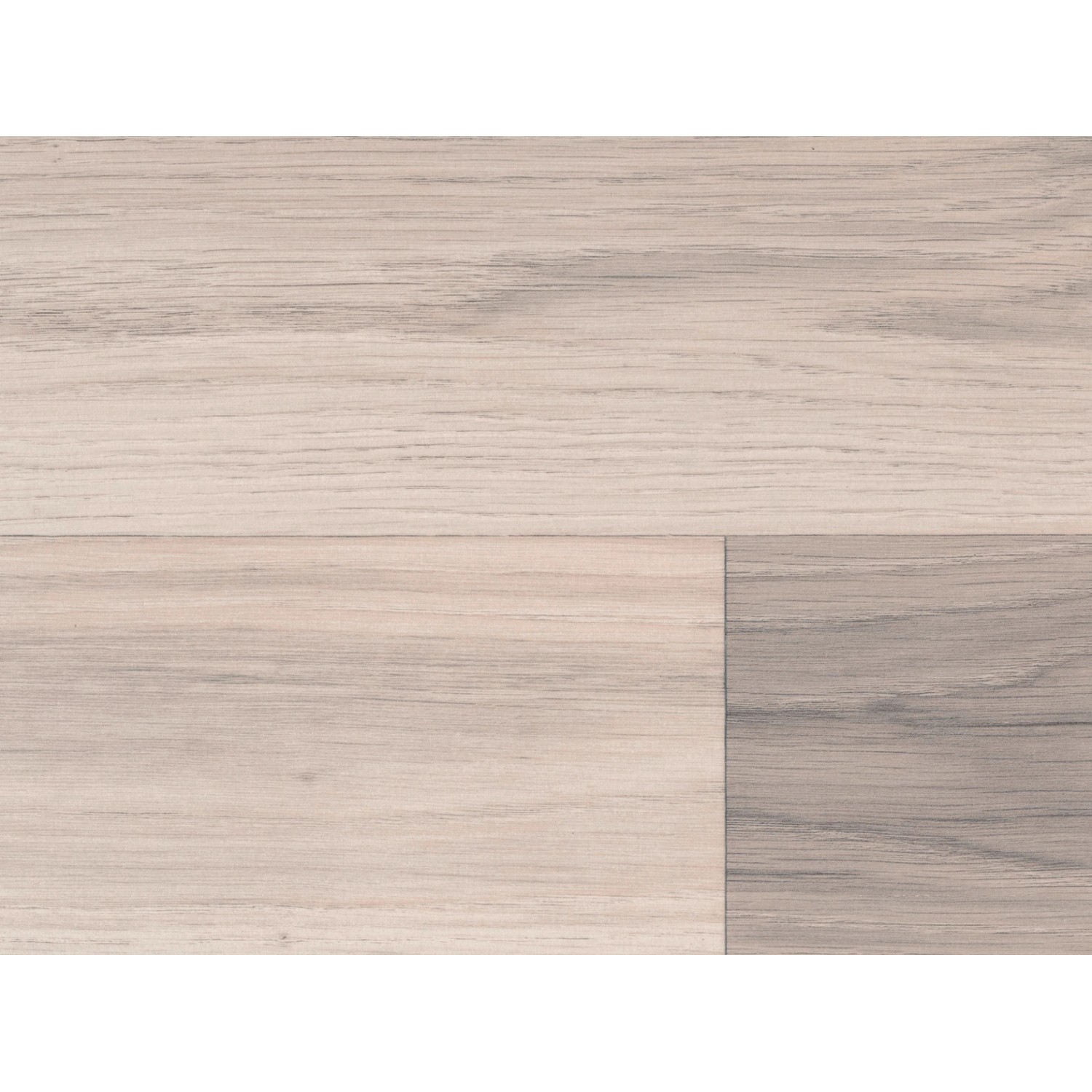 Laminatboden Comfort Eiche Silver, helle Holzoptik mit Maserung für Wohn- und Gewerberäume.