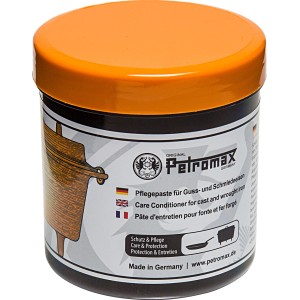Petromax Pflegepaste für Guss- und Schmiedeeisen, 250ml, zur Pflege von Grillutensilien.