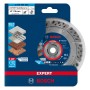 Bosch Expert Diamanttrennscheibe Multi Material, 115 mm Durchmesser, für Winkelschleifer.