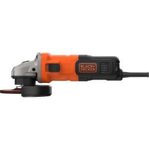 Black+Decker Winkelschleifer BEG010, 710 W, 115 mm Scheibe, orange-schwarz.
