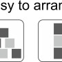 Symbol für einfaches Arrangieren von Scheurich C-Cube Pflanzgefäßen.