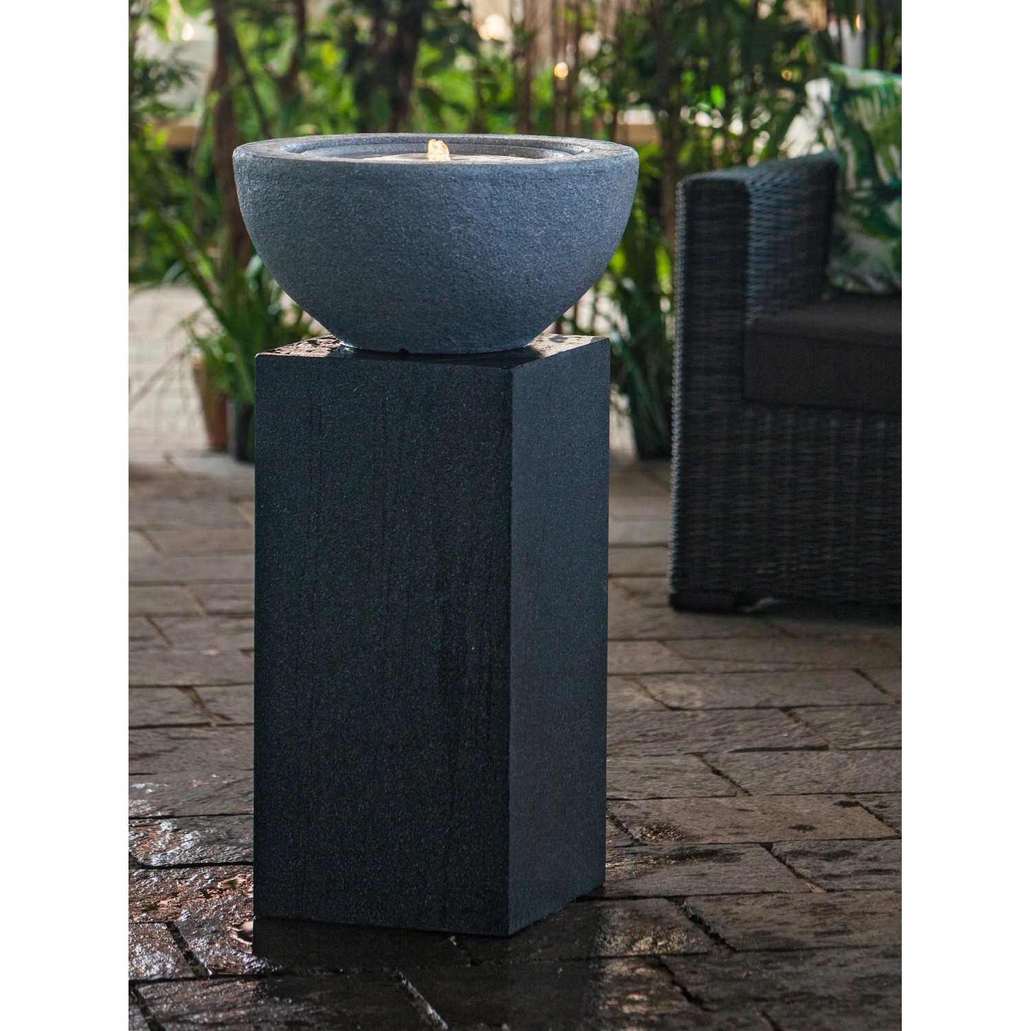 Heissner DekoSäule Cube Grey kaufen bei OBI