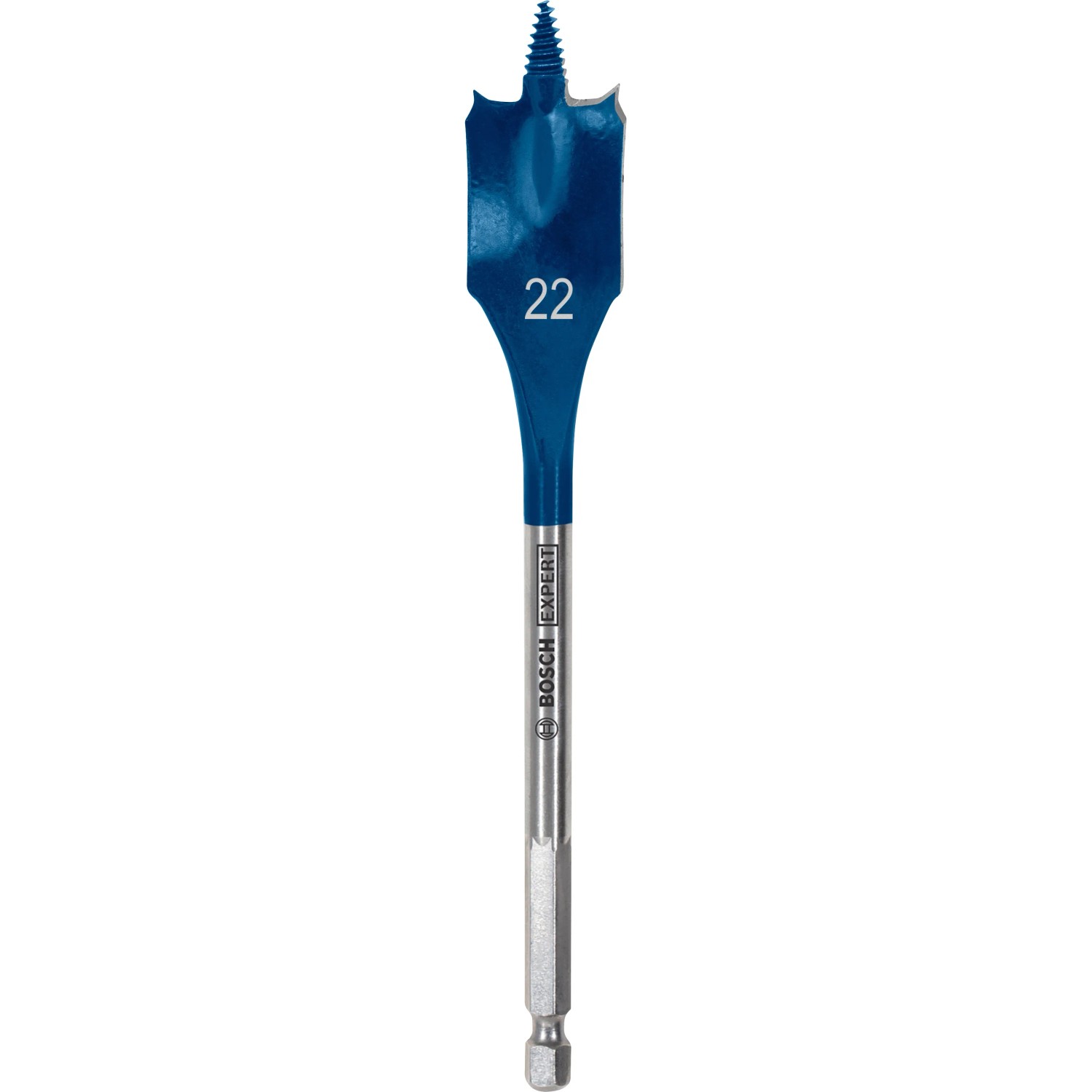 Bosch Flachfräsbohrer Expert Self Cut Speed, 22 mm, für schnelles Bohren in Holz.