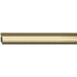 Mydeco Gardinenstange in Messing-Matt-Optik, geeignet für Gardinen-Gleiter. Länge 240 cm.