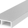 Graue Wandanschlussleiste (25 mm) für ThermoSpace Tür, Meterware.
