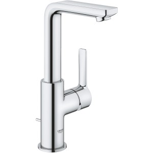 Grohe Lineare Waschtischarmatur L-Size in Chrom, Einhebelmischer für Waschbecken.