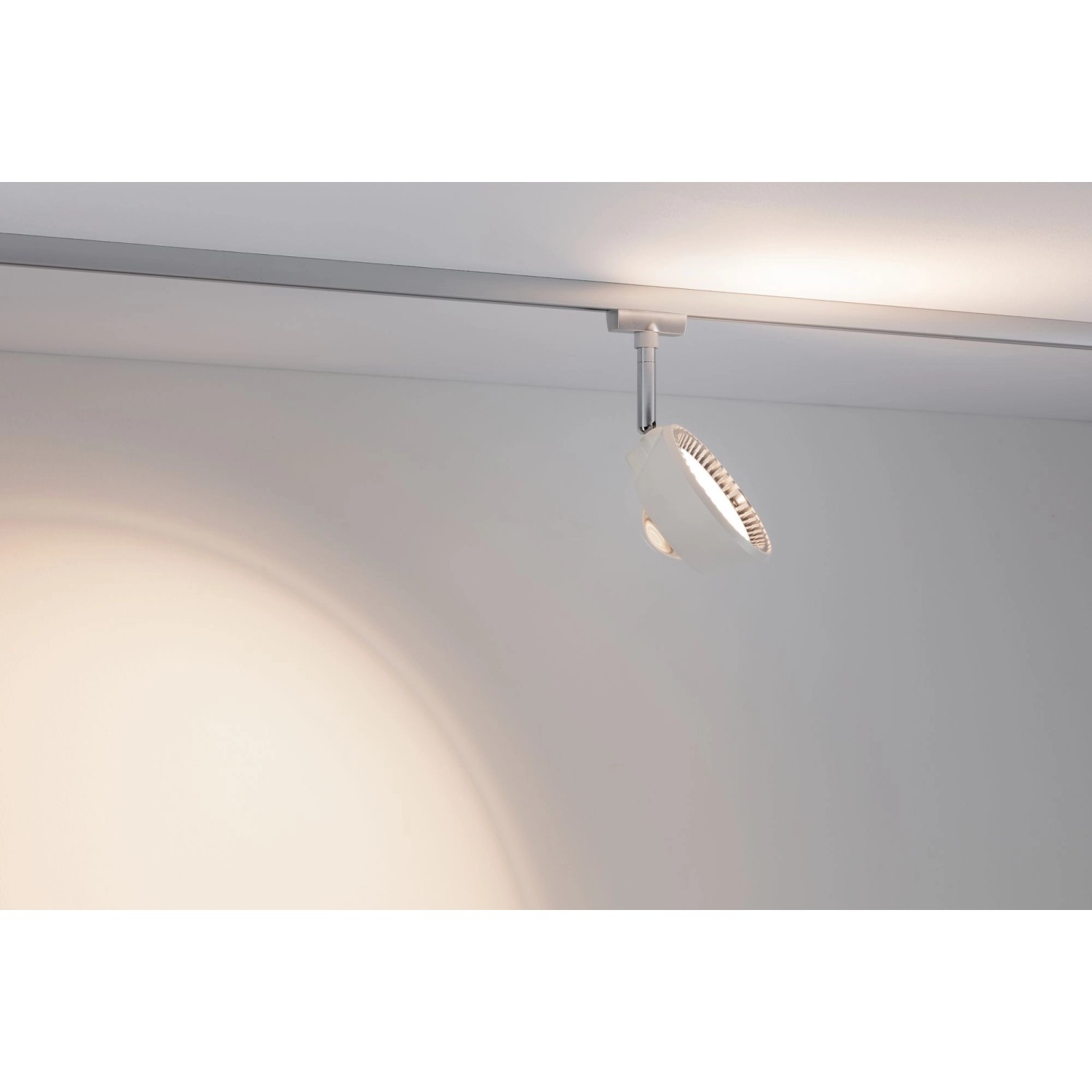 Dimmbarer, matter Paulmann URail LED Spot Sabik (13W) am Schienensystem. Weißes Licht.