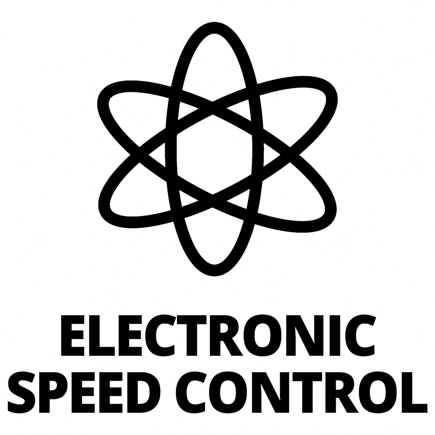 Symbol für elektronische Drehzahlregelung des Einhell Akku-Trimmers Agillo Power X-Change.