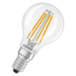 Osram LED-Leuchtmittel E14 Tropfenform 3,4 W 470 lm Neutralweiß Klar
