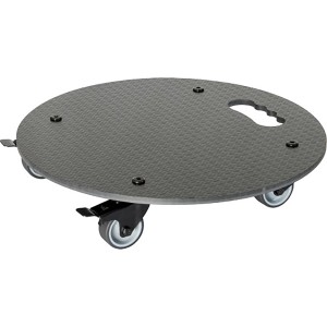 Wagner design Pflanzenroller GH 0630 Ø 38 cm x 7,5 cm Schwarz