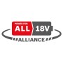 Bosch 18V Power for All Akku-System Logo für Bohrhämmer und Gartengeräte.