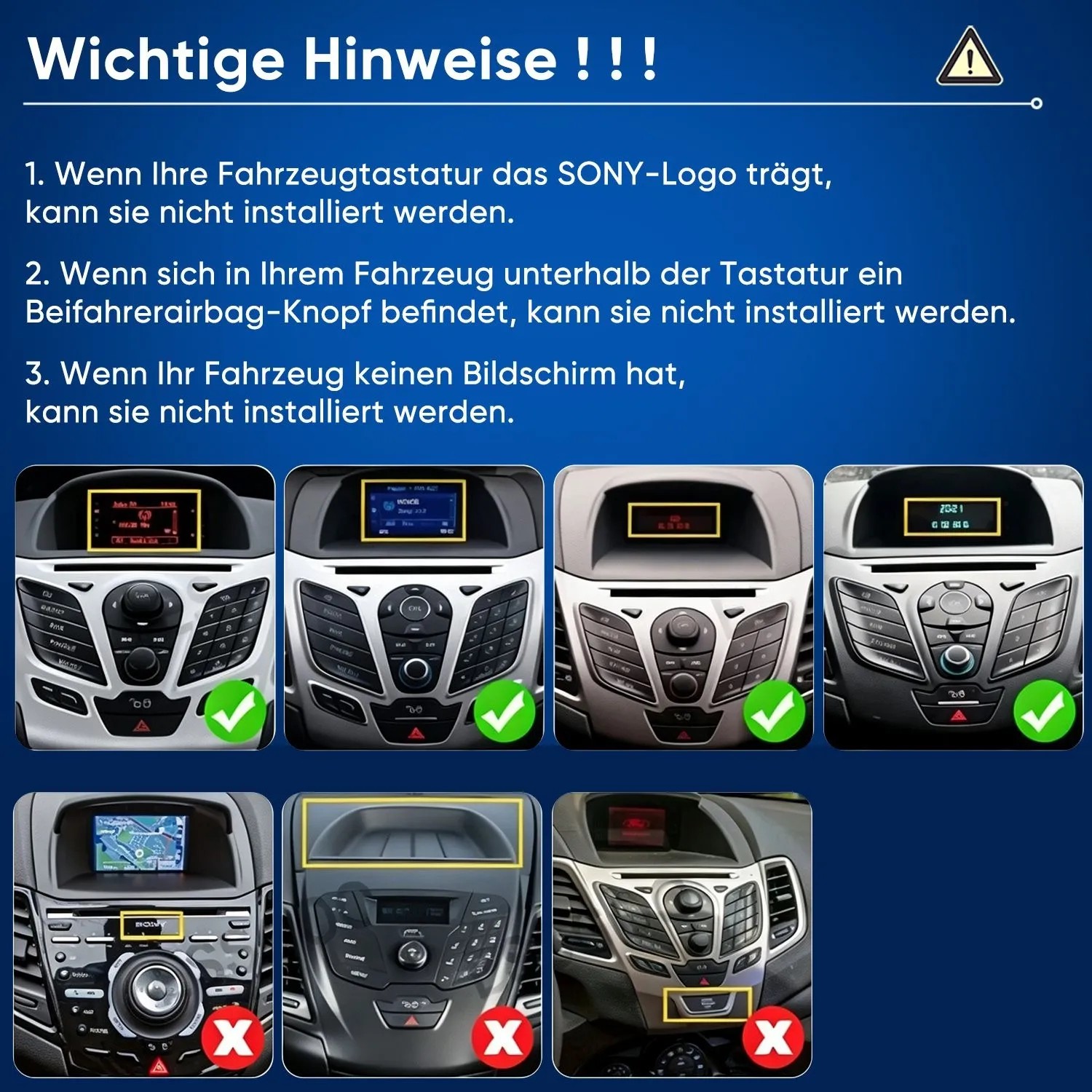 Junsun Vertikales 4G-Autoradio Für Ford Fiesta MK7 2009-2017 4+64GB 8-Kern-Wireless CarPlay & Android Auto DSP HD-Display_9