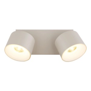 Globo LED-Strahler Rae Metall Sandfarben matt 20,5 cm x 7,2 cm x 12 cm