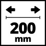 Schnittbreite der Einhell TC-SB 200/1 Bandsäge: 200 mm.