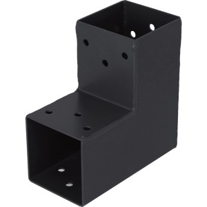 Steckverbinder Ecke 90°, 2 Enden, anthrazit, 71x71, Typ A