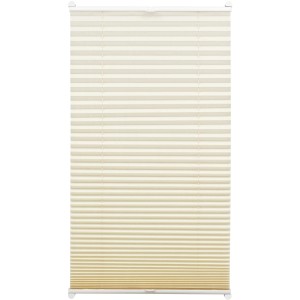 Gardinia EasyFix Thermo-Plissee, elfenbeinfarben, 70x130 cm, mit zwei Bedienschienen.