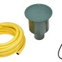 4rain Erdtank-Paket Mono 4.000 l Garten-Comfort mit Schlauch, Pumpe und Tankabdeckung.