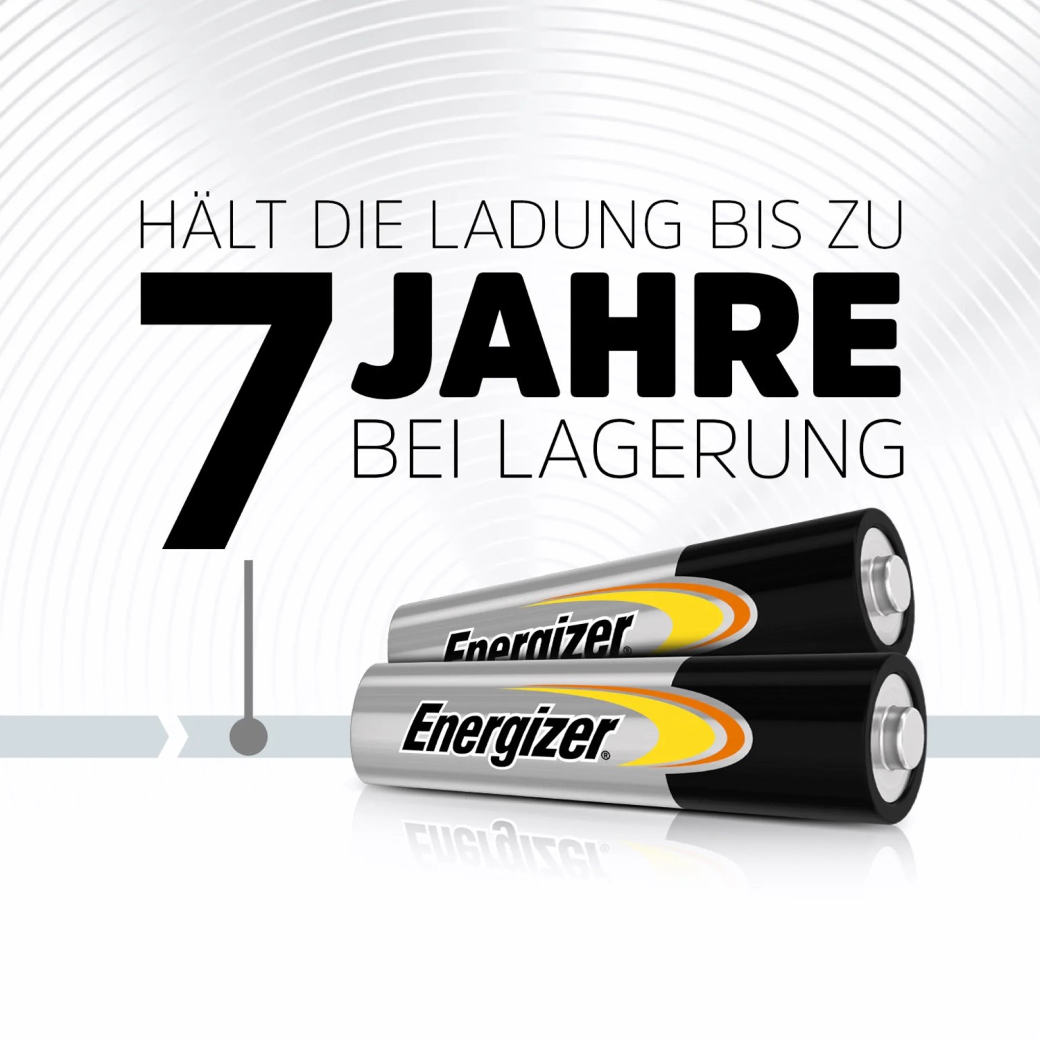 Energizer Alkaline Power AAA Batterien, 8 Stück, mit bis zu 7 Jahren Lagerfähigkeit.